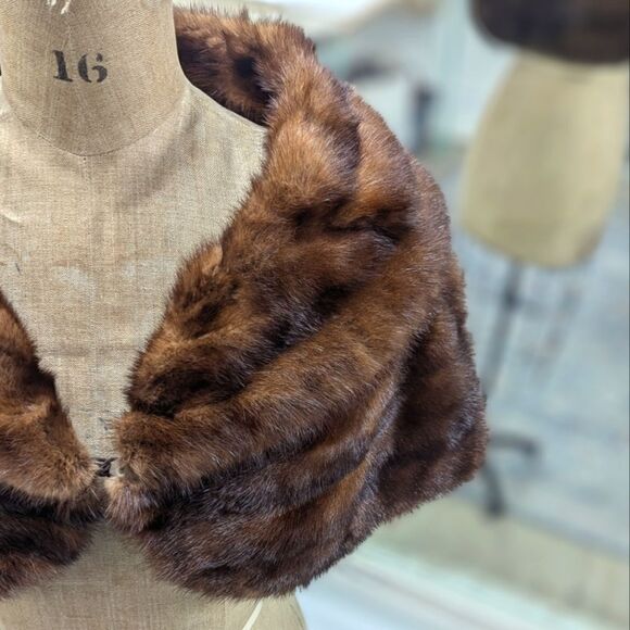 Vintage Mink Fur Stole - Picture 2 of 6